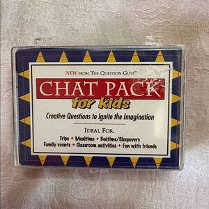 Chat Pack for Kids: Creative Questions to Spark Conversations Card Game